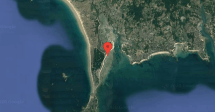 Plage des sables blancs Anchorage