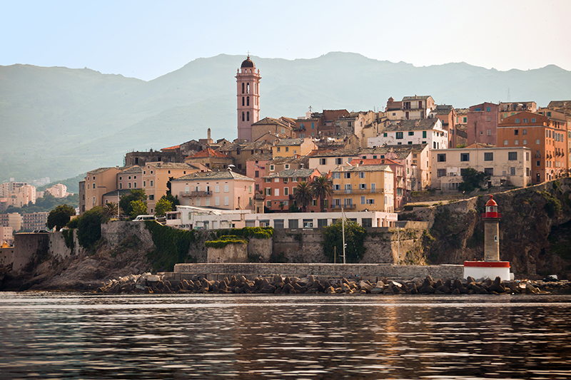 Bastia, Corsica panoramic view res