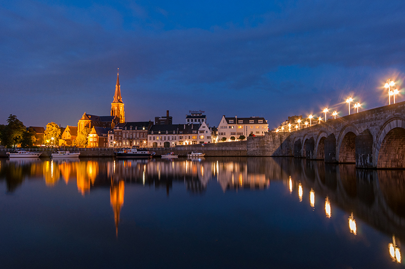 View on Wijck in Maastricht, The Netherlands res