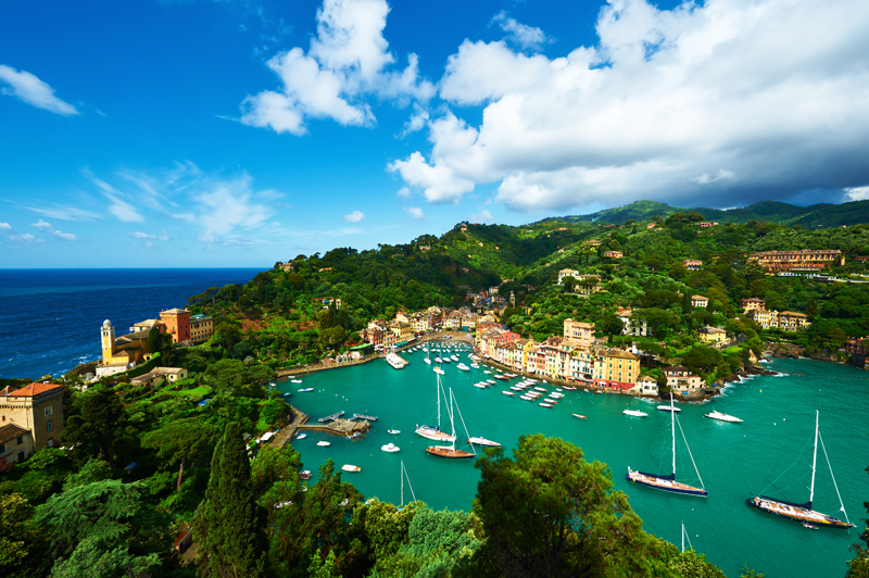 Portofino-village-on-Ligurian-coast-Italy