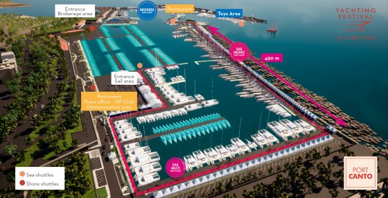 Yachting Festival de Cannes Map