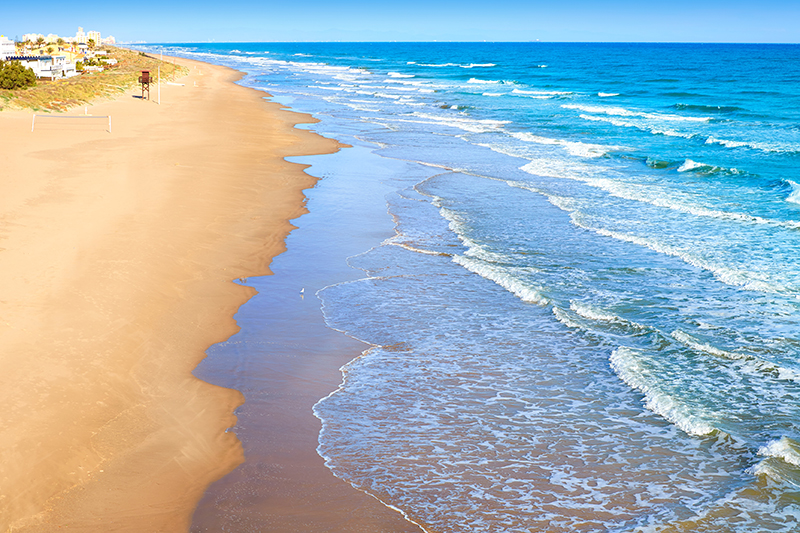 Cullera Beach, Valencia, Spain