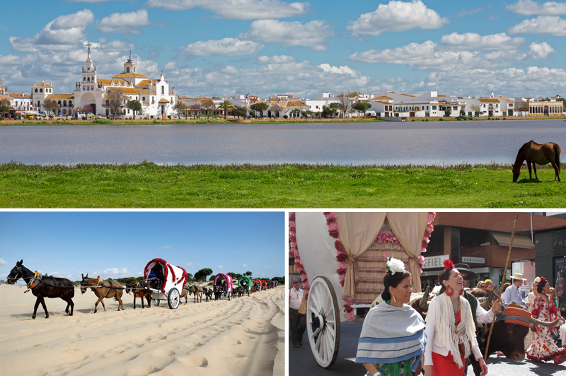 El Rocio Pilgrimage Festival in Andalucia, Spain