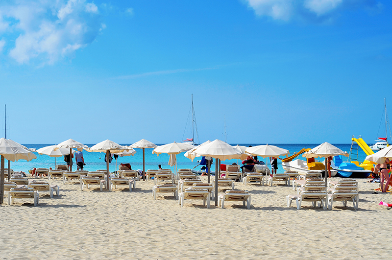 Ses Illetes Beach in Formentera, Balearic Islands, Spain res