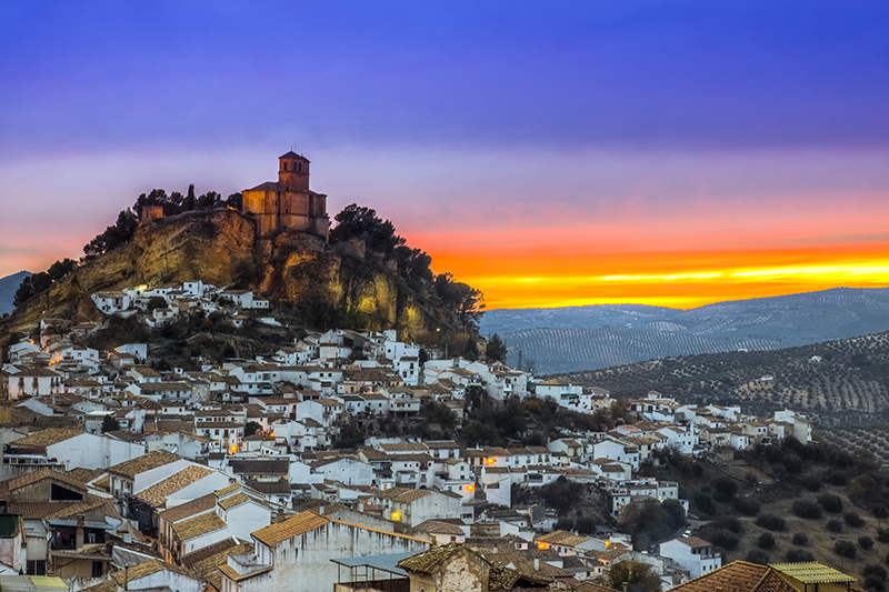 Montefrio in Granada, Spain res