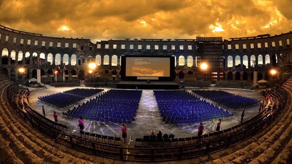 Roman amphitheater, Pula, Croatia