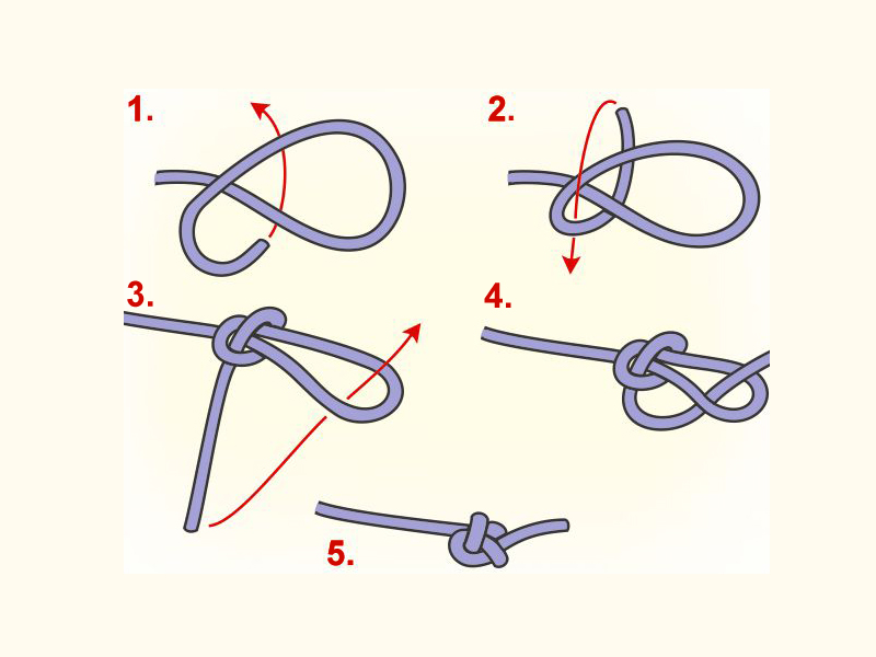 How to tie a Stopper Knot 