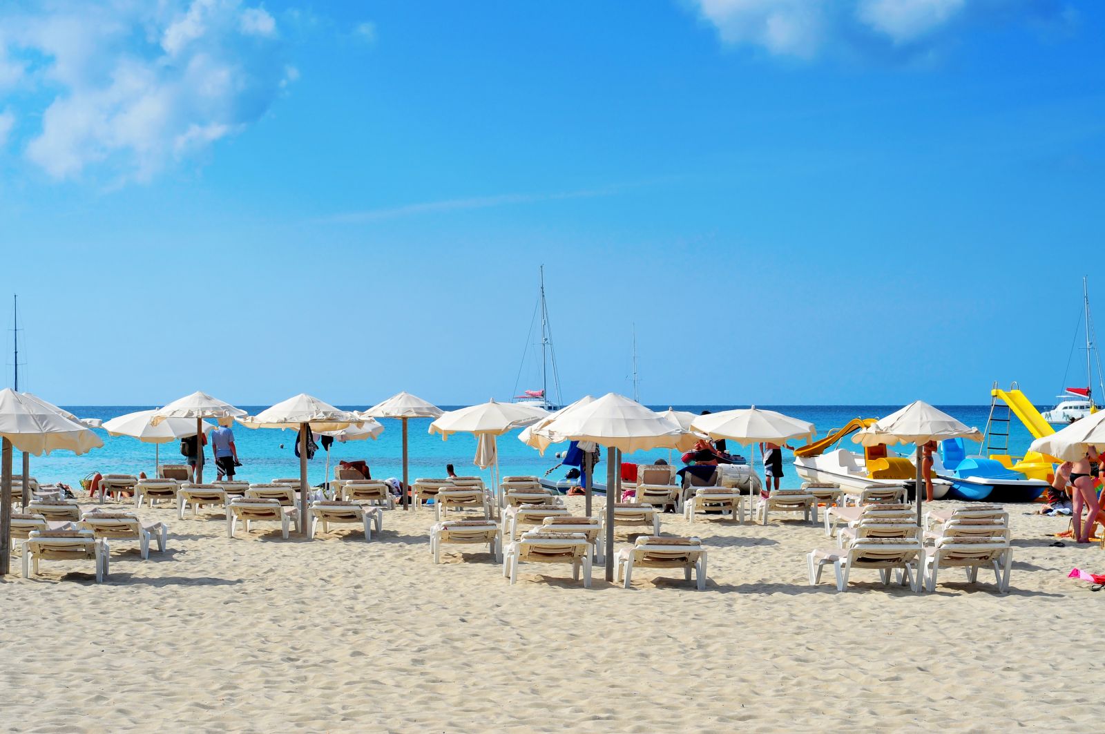 Ses Illetes Beach in Formentera, Balearic Islands, Spain