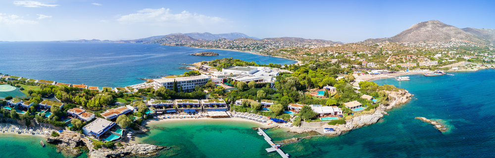 The bay of Lagonisi, Attica