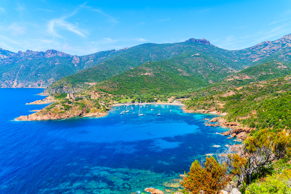 Girolata bay, Corsica