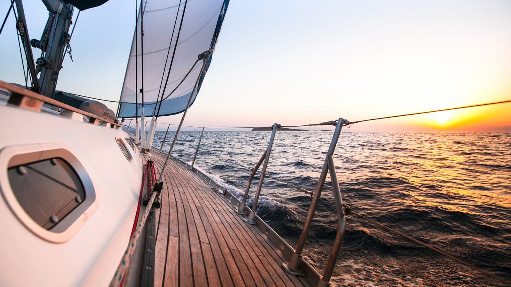 Sailing in the Mediterranean