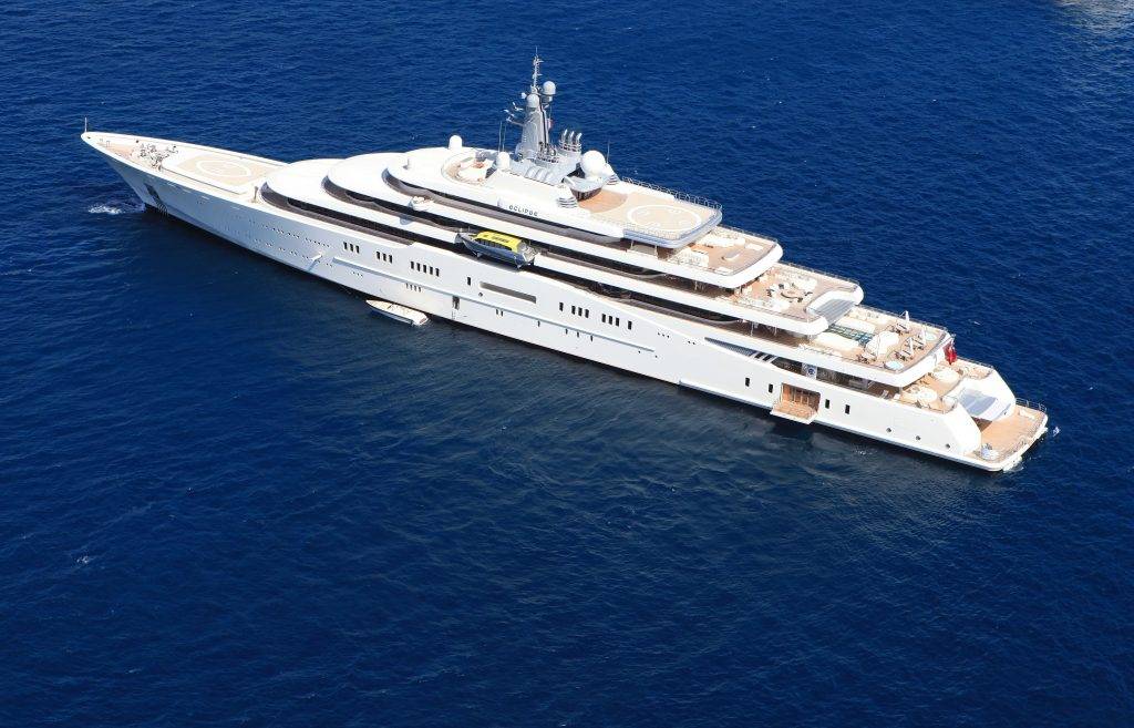 biggest yacht size