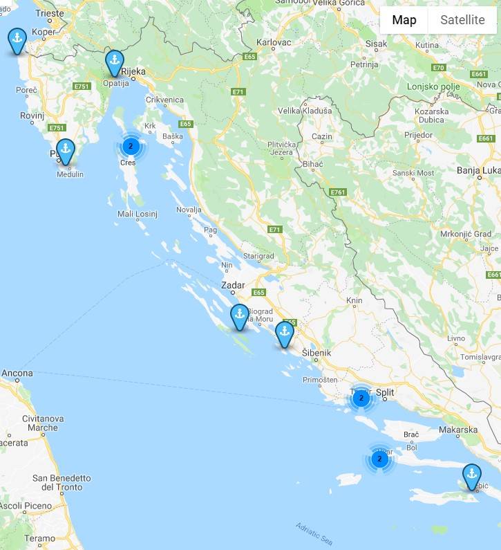 ACI Marinas Map