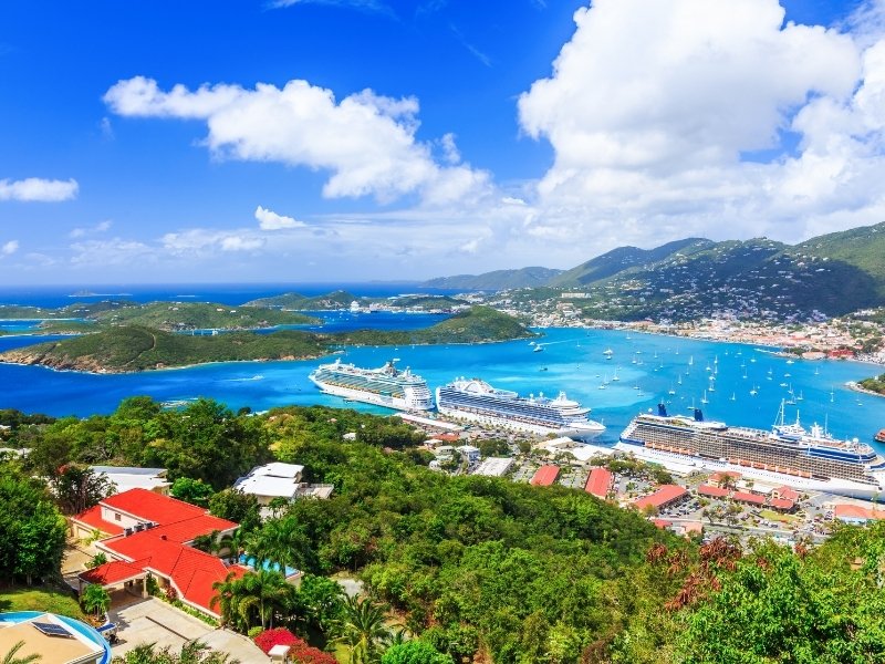 sailing in St. Thomas