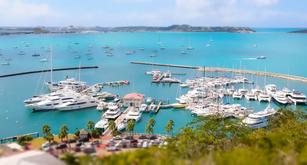 Marina Fort Louis, one of the safest marinas when sailing in the Caribbean