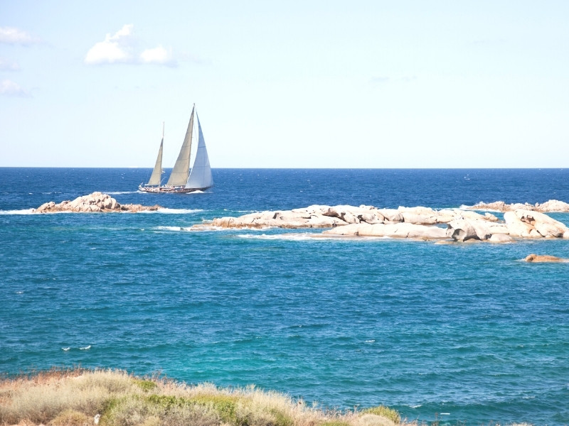 two masted ketch sailboat