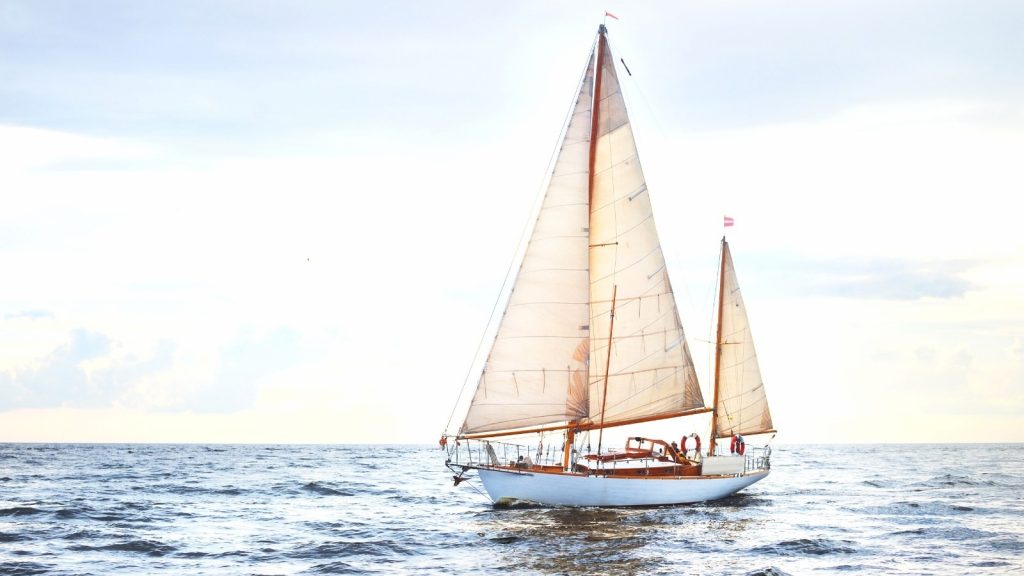 two masted sailboats