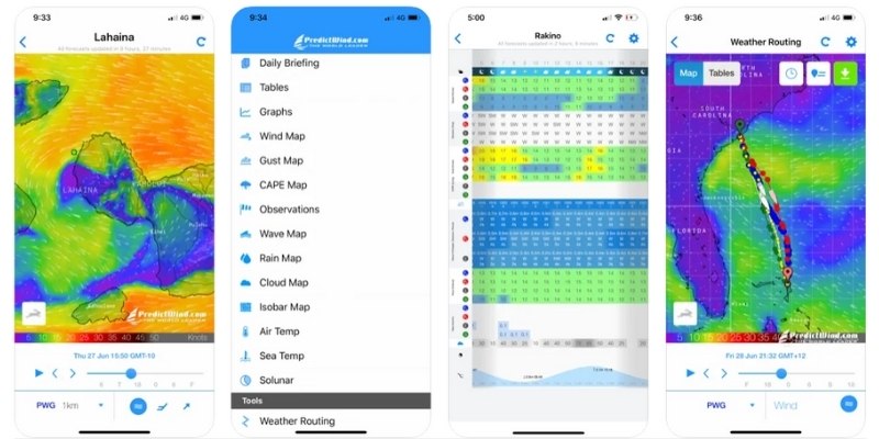 best weather apps for boating and sailing