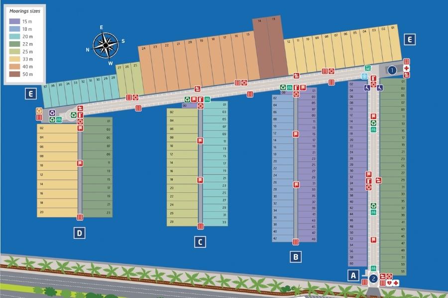 Marina Port de Mallorca Map