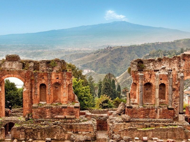 Roman Theater of Taormina Sicily