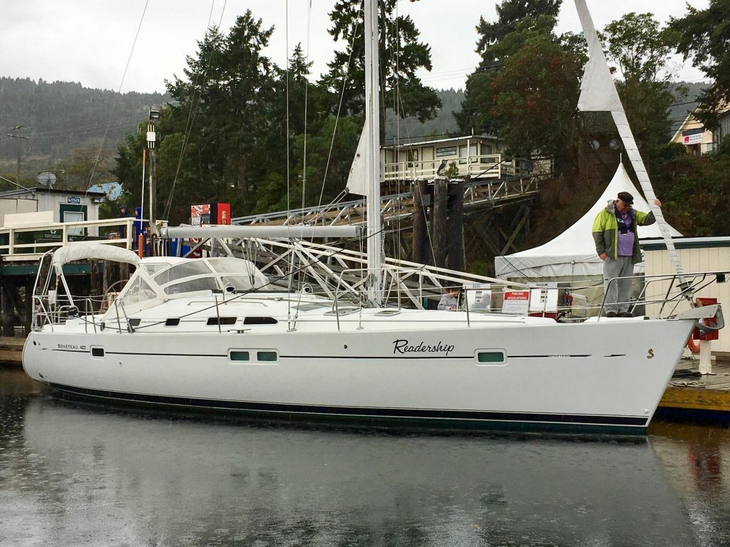 Beneteau 423 sailboat model