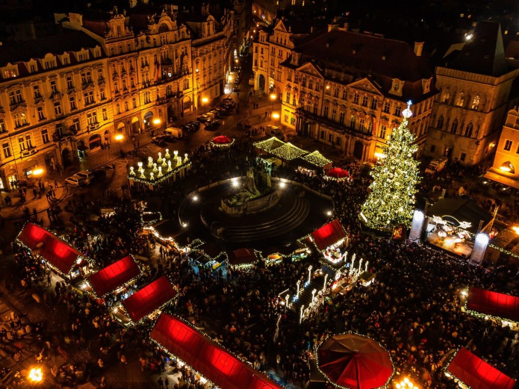 Christmas market in Prague