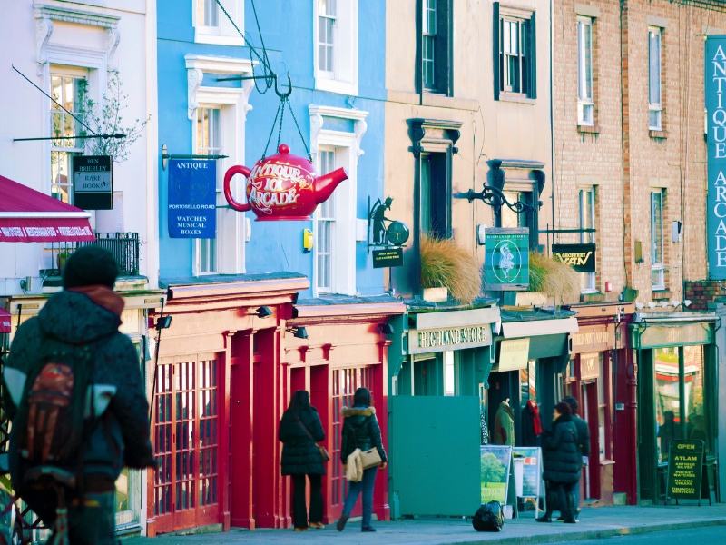 Portobello Road in Notting Hill