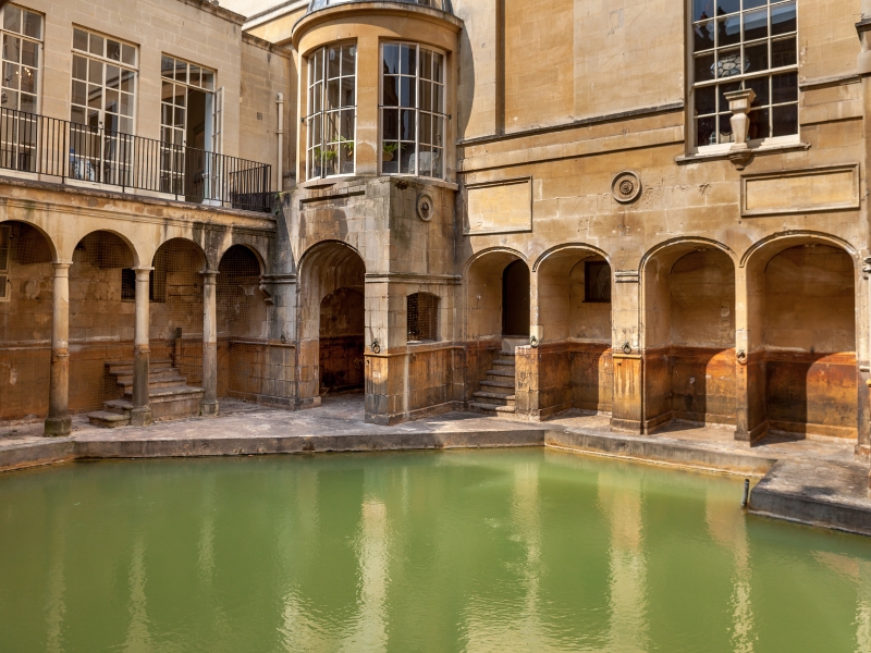 Roman Baths in Bath, England