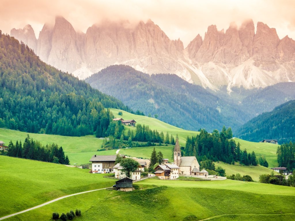 Dolomites in Italy