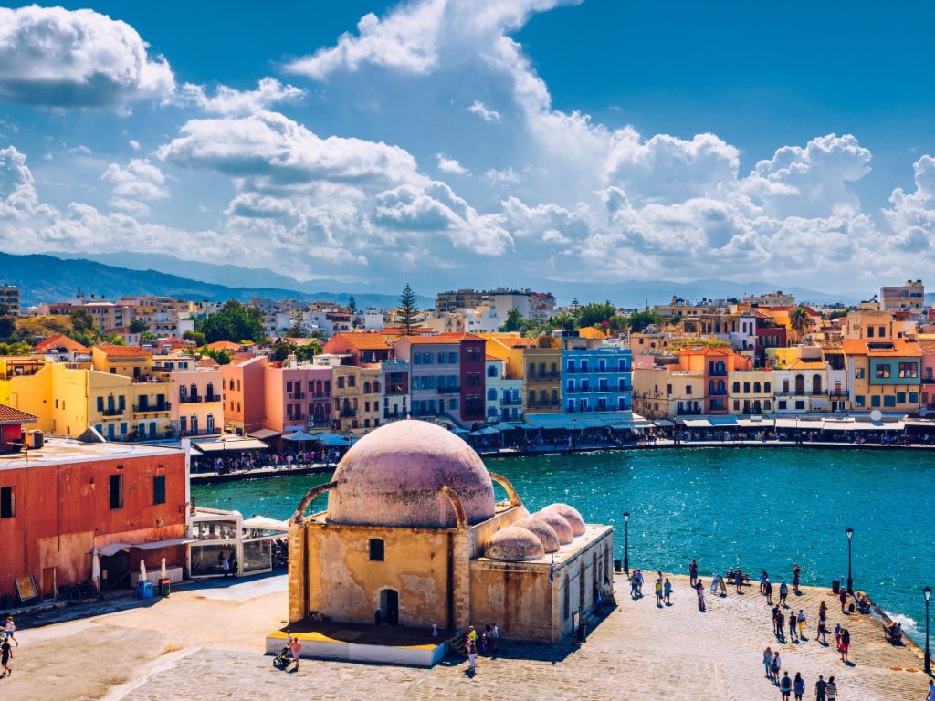 Venetian Harbour in Chania, Crete