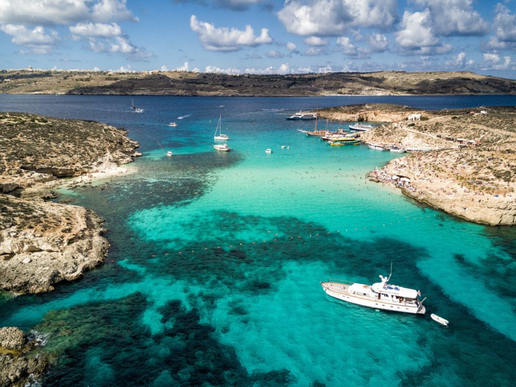 Visiting the Blue Lagoon is one of the best things to do in Malta
