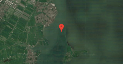 Anchor spot near Volendam Anchorage